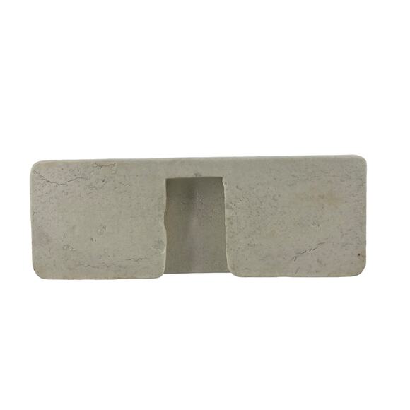 Vintage Ceramic 6-Slot Toothbrush and Cup Holder Wall Mount Antique Bath Reno - Picture 9 of 15